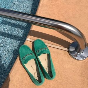 Isaac Mizrahi Suede Driving Moccasins Like New